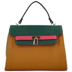 Stylová menší dámská koženková kabelka do ruky Tianna , zelená