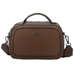 Stylová dámská koženková crossbody kabelka Katin, coffee