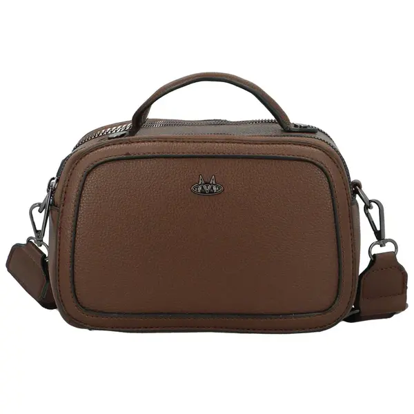 Stylová dámská koženková crossbody kabelka Katin, coffee