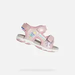Pink Girls Sandals Geox Flaffee - Girls