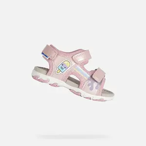 Pink Girls Sandals Geox Flaffee - Girls