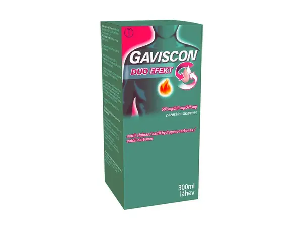 Gaviscon Duo Efekt  perorální suspenze 300ml