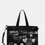 Kabelka Desigual SESHAT HOBART čierna farba, 25WAXPA5