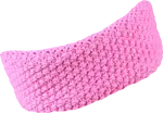 Unisex pletená čelenka sherpa laura růžová uni