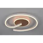 Reality Stropné LED svietidlo Calle 21W 2600lm 2300+3000+4000K kávová pr. 50 cm