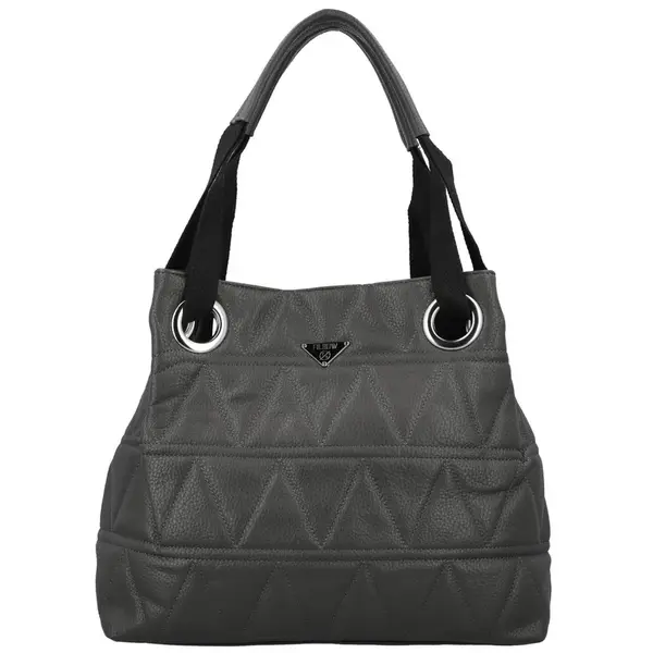 Dámska kabelka na rameno tmavo šedá - Firenze Santi