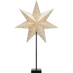 Markslöjd Stojacia hviezda SOLVALLA zlatá E14, max. 25 W, 230 V, 45 x 69 x 21 cm