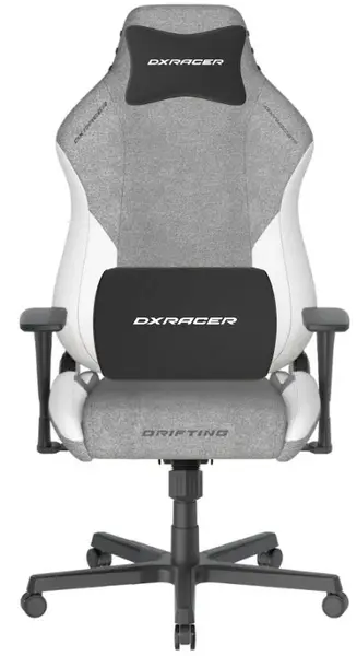 Herní židle DXRacer DRIFTING XL šedo-bílá, látková