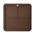 Epic PET Podložka lízací Lick&Snack čtverec hnědý 20x20 cm