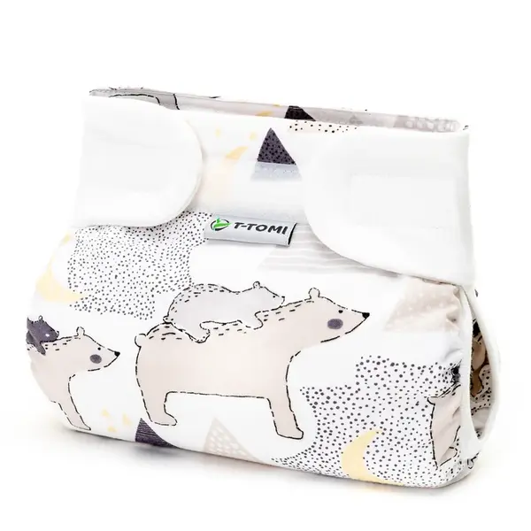 Ortopedické abdukčné nohavičky T-TOMI - medvedíky na suchý zips (5-9 kg)