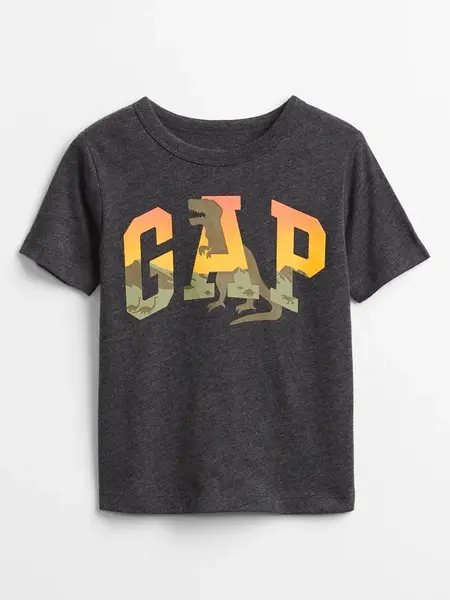 GAP Dětské tričko Logo v-feb ss ptf gr