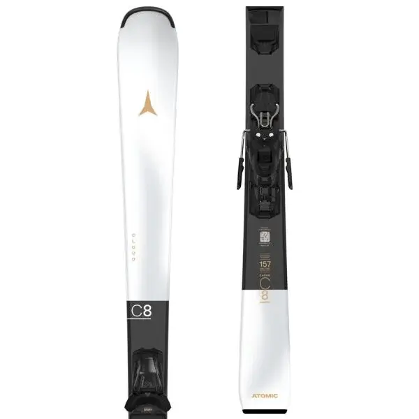 Atomic CLOUD C8 + M10 GW Dámské sjezdové lyže, bílá, velikost