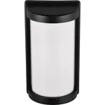 Reality Vonkaj. nástenné svietidlo Puelo, IP44, matná čierna, 26,5 x 14,5 x 10cm