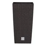 Prosperplast Kvetináč s vkladom Rato Square 22,5 cm, umbra