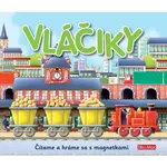 ELLA & MAX VLÁČIKY Knižka s magnetkami, mix, veľkosť