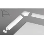 RAVAK Súprava koncoviek a rohových spojok pre kryciu lištu 6 mm