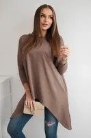 marka niezdefiniowana Oversize halenka cappuccino