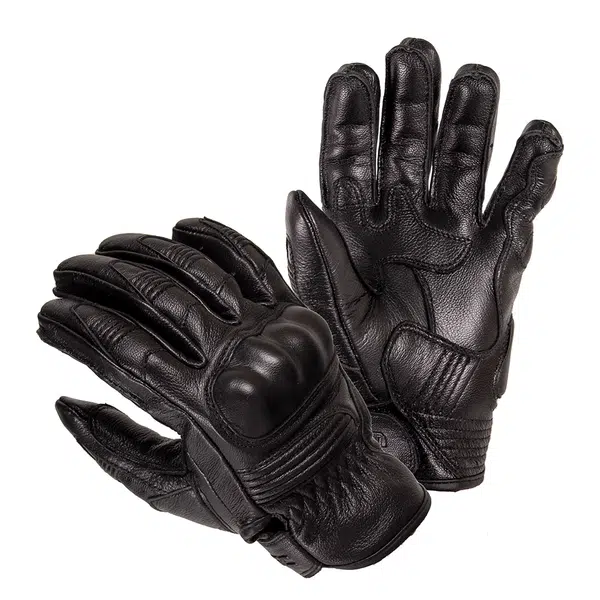 Kožené moto rukavice W-TEC Trogir černá L