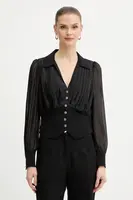 Halenka Morgan dámská, černá barva, OPLAM