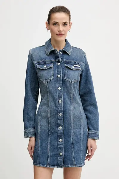 Calvin Klein Jeans Džínové šaty Calvin Klein Jeans