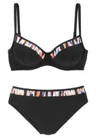 LASCANA Bikiny  zmiešané farby / čierna