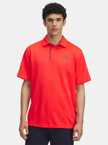 Pánské tričko Under Armour Tech Polo-RED - Pánské