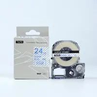 Epson LK-6TLN, ST24BW, 24mm x 9m, modrý tisk / průhledný podklad, kompatibilní páska