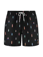 Shiwi Plavecké šortky 'Mac'  modrá / oranžová / svetloružová / čierna