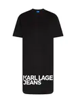 KARL LAGERFELD JEANS Šaty  čierna / biela