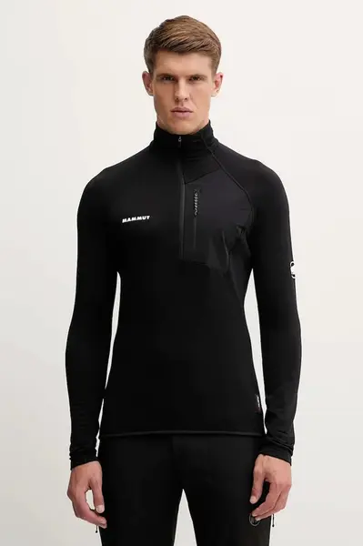 Sportovní mikina Mammut Aenergy Light pánská, zelená barva, vzorovaná, 1014-05521