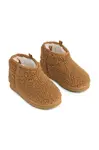 Dětské sněhule Liewood Alban Pile Shoes hnědá barva, LW20799
