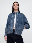 GAP Dámský Džínový oversize bomber UltraSoft 709036-00 Velikost: S