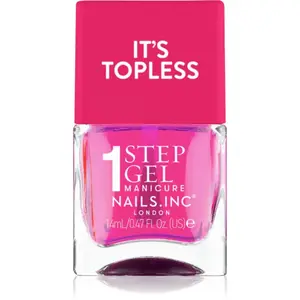 Nails Inc. It’s Topless gelový lak na nehty pro dlouhotrvající efekt odstín Thea 14 ml