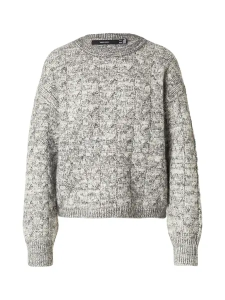 VERO MODA Sveter 'VMIDA'  sivá melírovaná