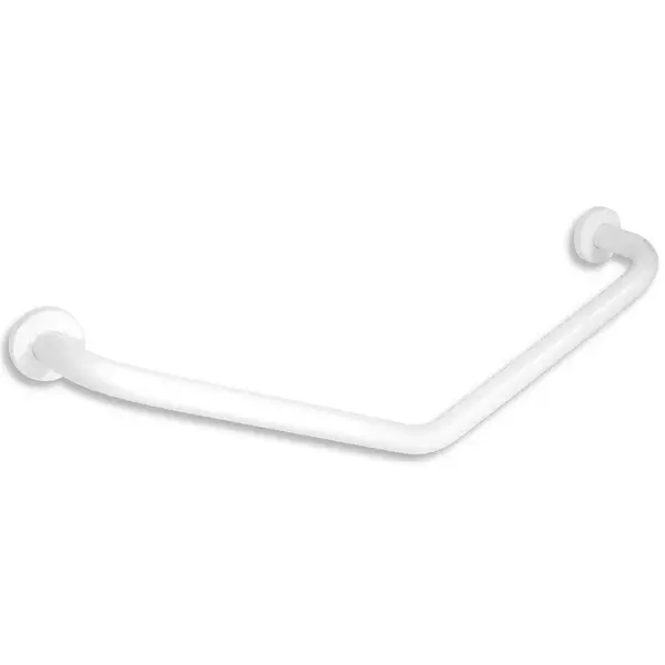 Úhlové držadlo s krytkami 400x400mm bílé R66404,11