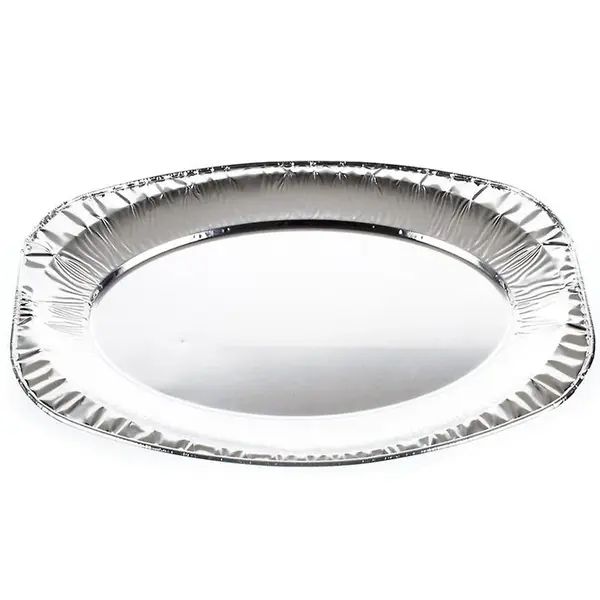 Sada servírovacích alu táců, 2ks 43.5x29 cm