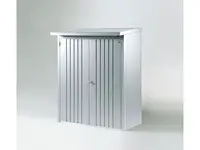 Dveřní set k dřevníku WoodStock 150, stříbrná metalíza BH35001