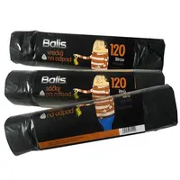 Ldpe odpadní sačky 120l zatahovací 10ks 29 023N