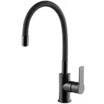 Dřezová baterie s flexibilní výpustí Rumba Black / Black