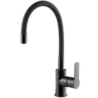 Dřezová baterie s flexibilní výpustí Rumba Black / Black