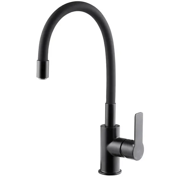 Dřezová baterie s flexibilní výpustí Rumba Black / Black