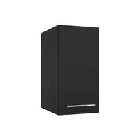 Závěsná skříňka Metro System 30 hluboký černý