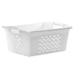 Prádelní koš obdelník Cotton 30l bílá antik