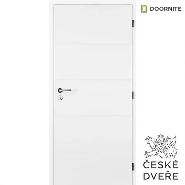 Interiérové dveře Quatro plné 80P bílé