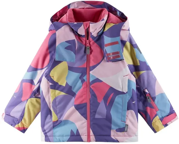Dětská zimní bunda s membránou reima palsi fialová/růžová 140