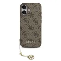 Zadní kryt Guess 4G Charm pro Apple iPhone 17, tone on tone brown