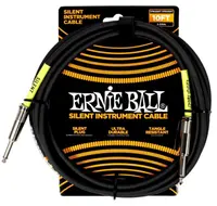 Ernie Ball Classic Silent Instrument Cable Straight/Straight 10ft Blac