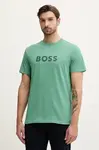 Bavlněné tričko BOSS T-Shirt RN