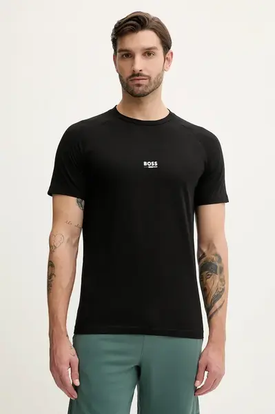Bavlněné tričko BOSS T-Shirt RN Slim Fit