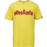 Joma FED. FUTBOL RUMANÍA 4TH REPLICA OPT G SHORT SLEEVE T-SHIRT JR Dětské triko, žlutá, velikost XXXS